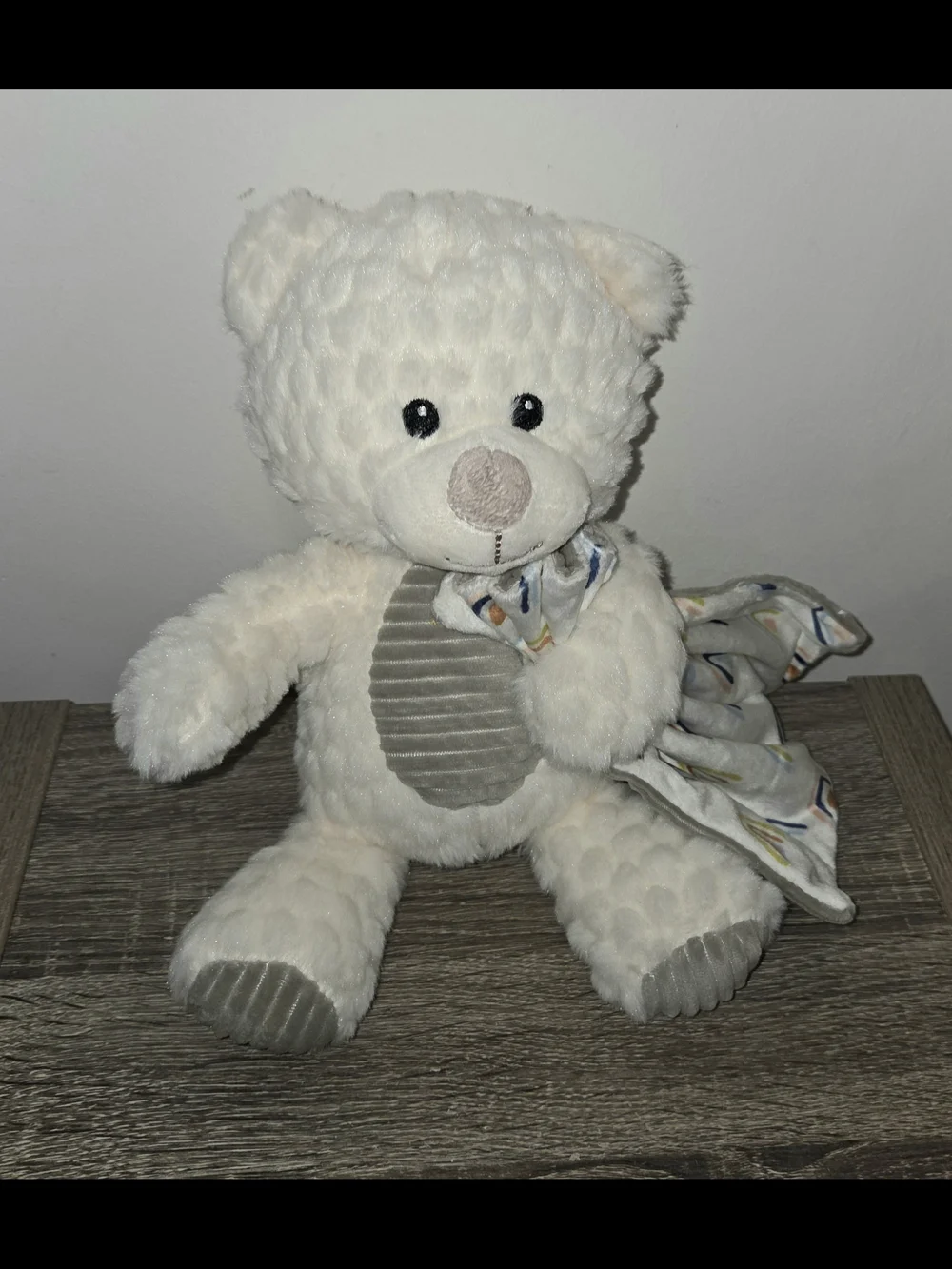 Spark Create Imagine Bear with Rattle and Blanket Lovey 12